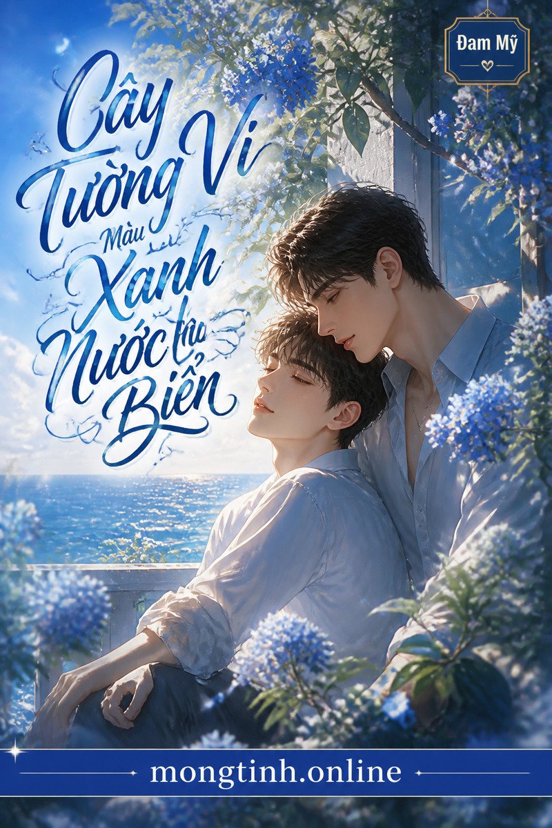 Cây Tường Vi Màu Xanh Nước Biển