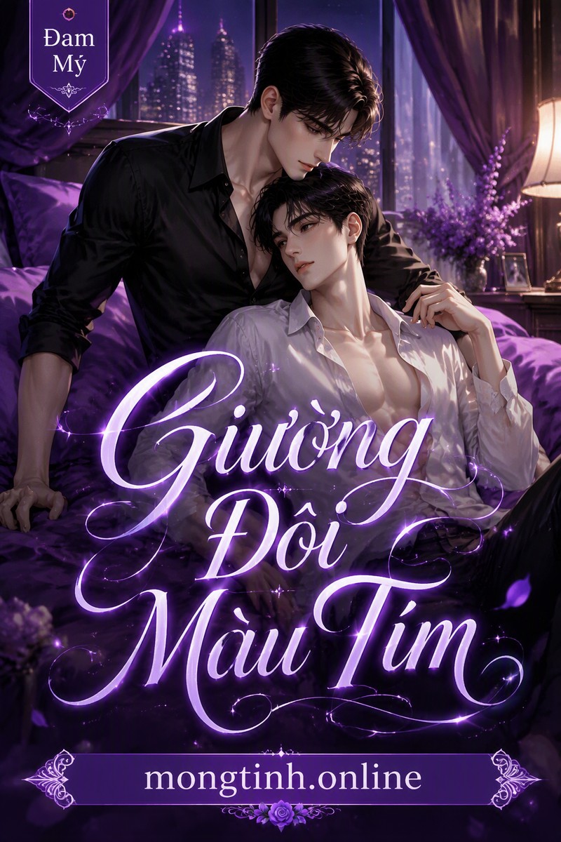Giường Đôi Màu Tím