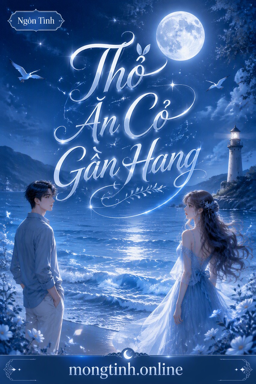 Thỏ Ăn Cỏ Gần Hang