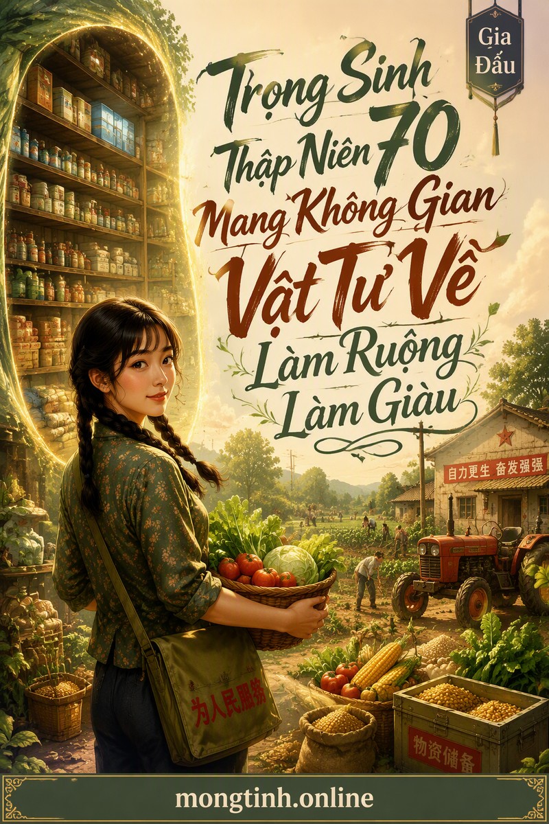 Trọng Sinh Thập Niên 70 Mang Không Gian Vật Tư Về Làm Ruộng Làm Giàu