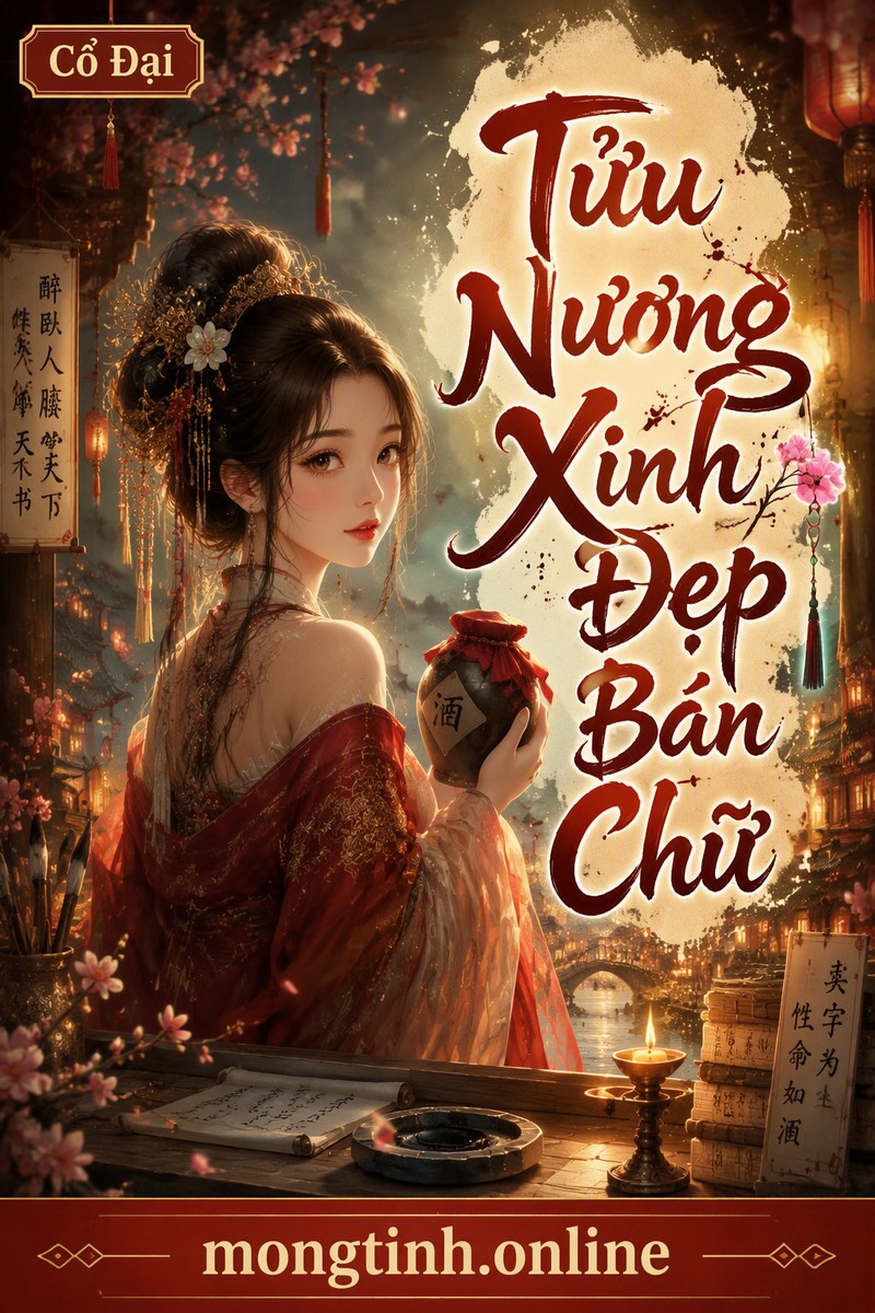 Tửu Nương Xinh Đẹp Bán Chữ